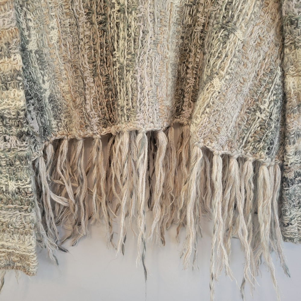 Free People Gray Fringe Cardigan - Picture 11 of 12
